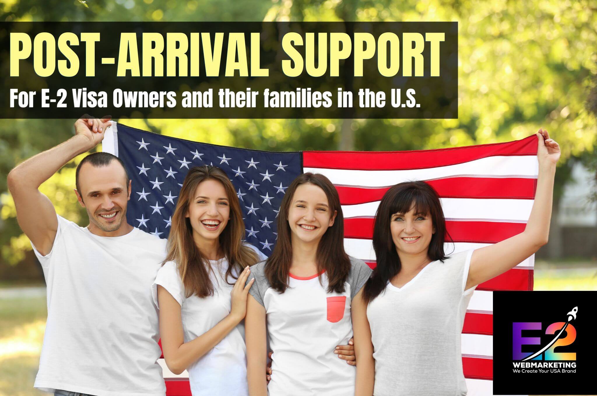 E-2-Visum Unterstützung für Eigentümer und Familien in den Vereinigten Staaten.